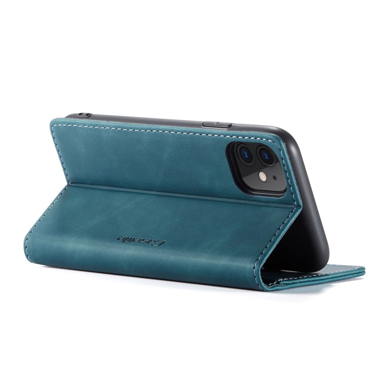 Cover & Protezioni schermo: iphone 11 - Etui à rabat cuir Bleu avec pochettes – Nuovo e nell'imballaggio originale da Morges venduto da DigiAC 1