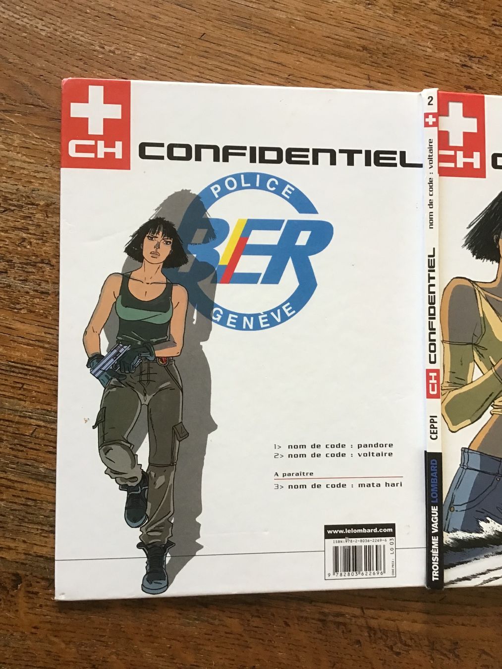 BD: Confidentiel (Ceppi) 1ère édition – D'occasion à Fully par Ruby97 5