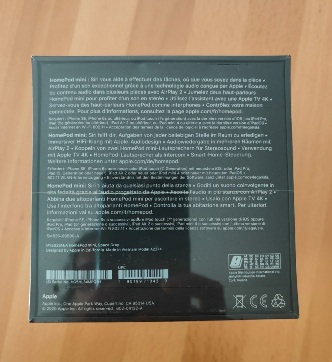 Apple Casse acustiche: Apple HomePod mini Space Gray  Neu, originalverpackt  – Nuovo e nell'imballaggio originale da Gelterkinden venduto da Macrameed 4