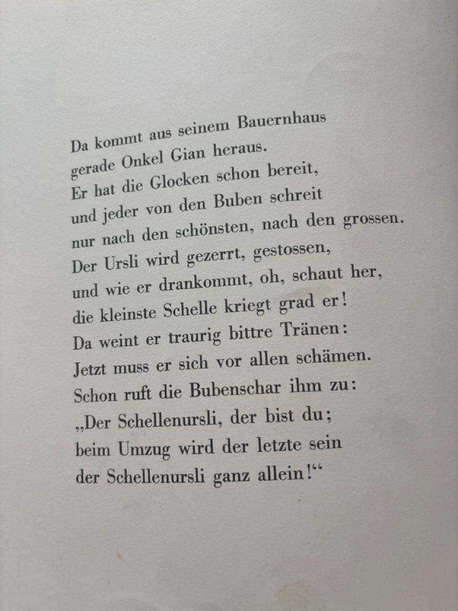Bücher: Schällen Ursli Kinderbuch und LP – Gebraucht aus Nottwil von Mountainbiker63 4