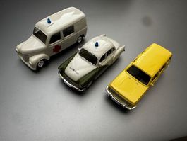 3 Grell Modellautos in sehr gutem Neuzustand ab 9.-