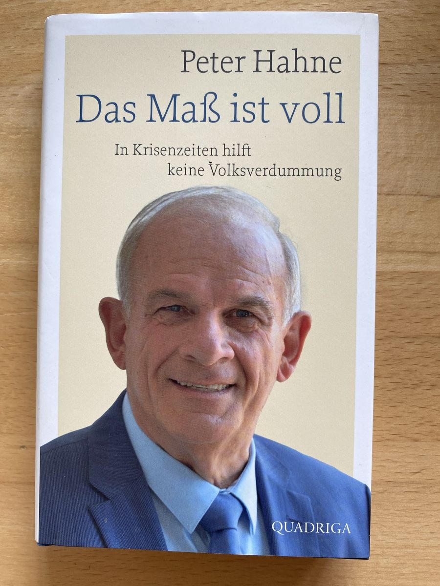 Bücher: Das Mass ist voll - Peter Hahne – Gebraucht aus Schwarzenburg von Michellu