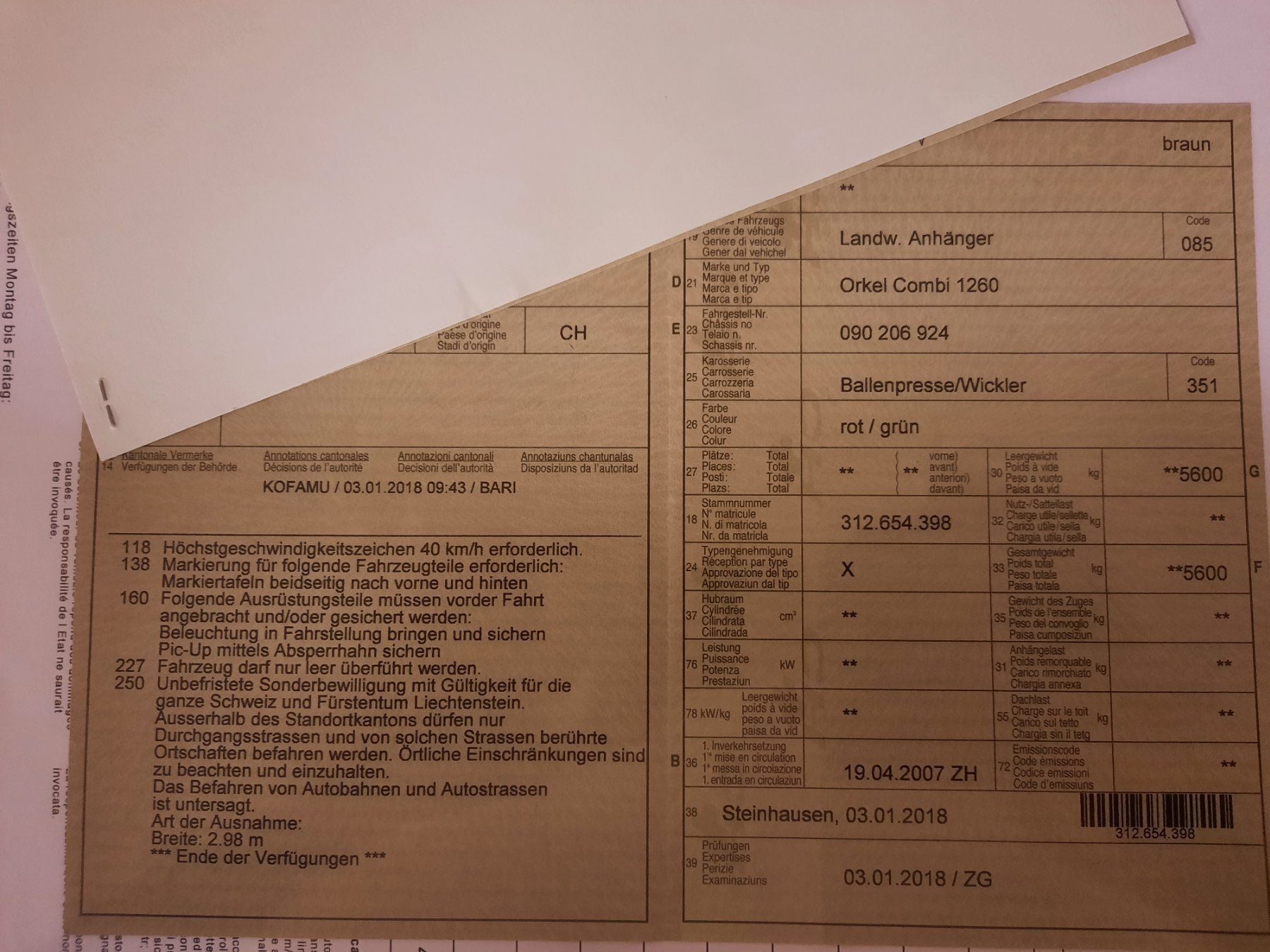 Tutte le macchine: Rundballenpresse, Wickler – Usato da Baar venduto da Roli_CH_90 7