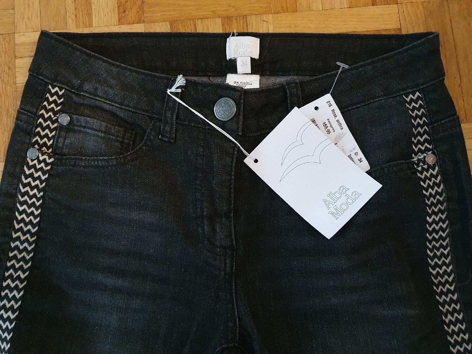 Alba Moda Jeans: neue Jeans anthrazit von Alba Moda – Nuovo e nell'imballaggio originale da St. Gallen venduto da 1811123
