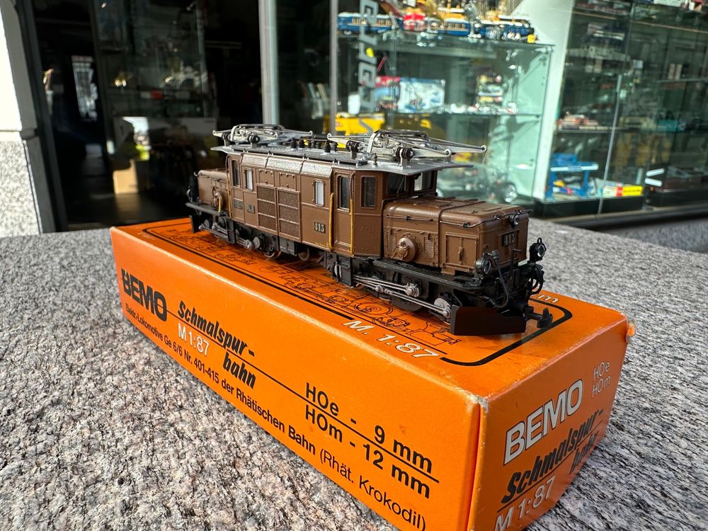 Bemo H0m Ge 6/6 413 Krokodil TOP CONDITION 1255 3