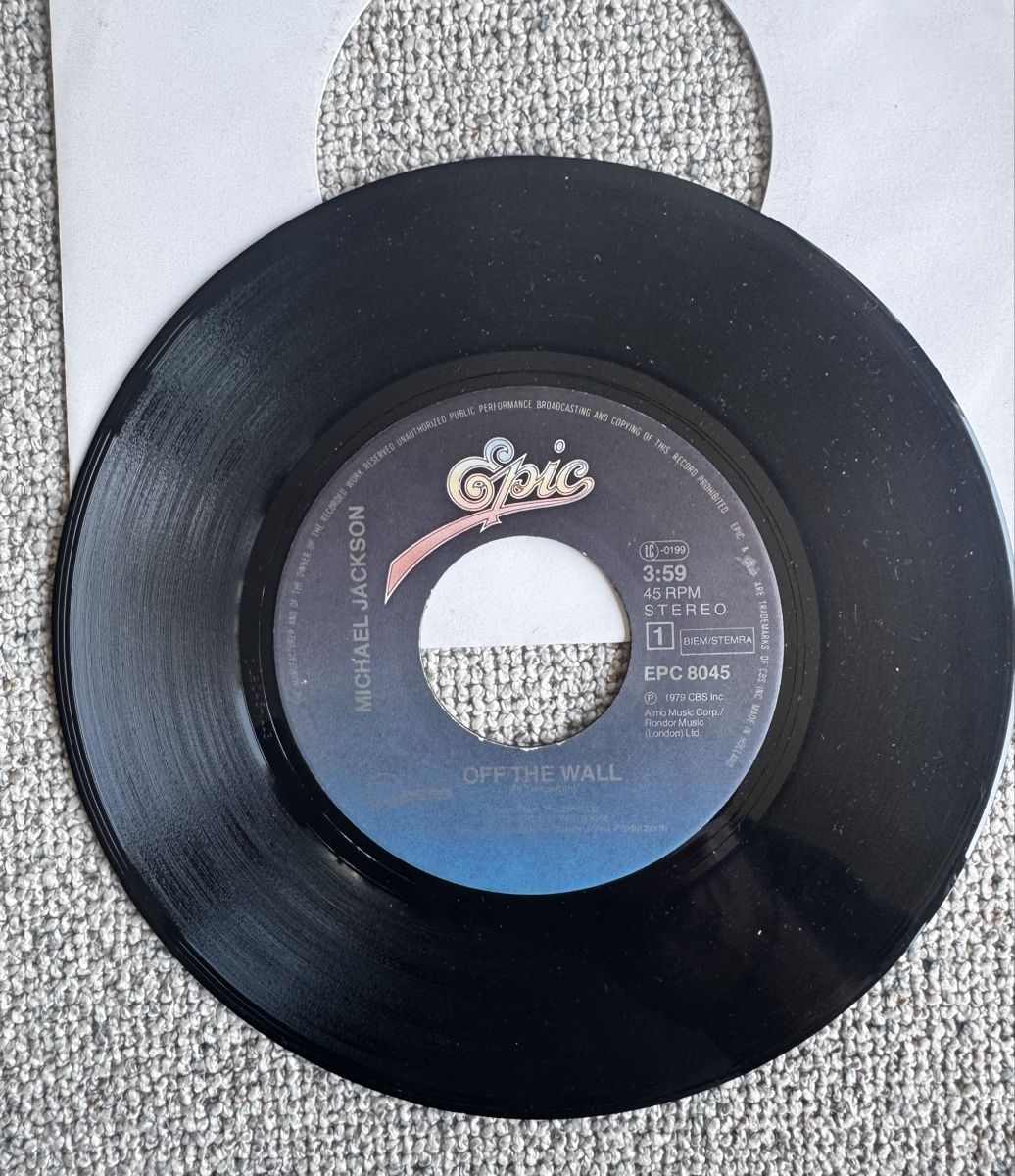 Dischi in vinile: Michael Jackson - Off The Wall - 7" Single- 80s – Usato da Rorbas venduto da BlackstarRecords