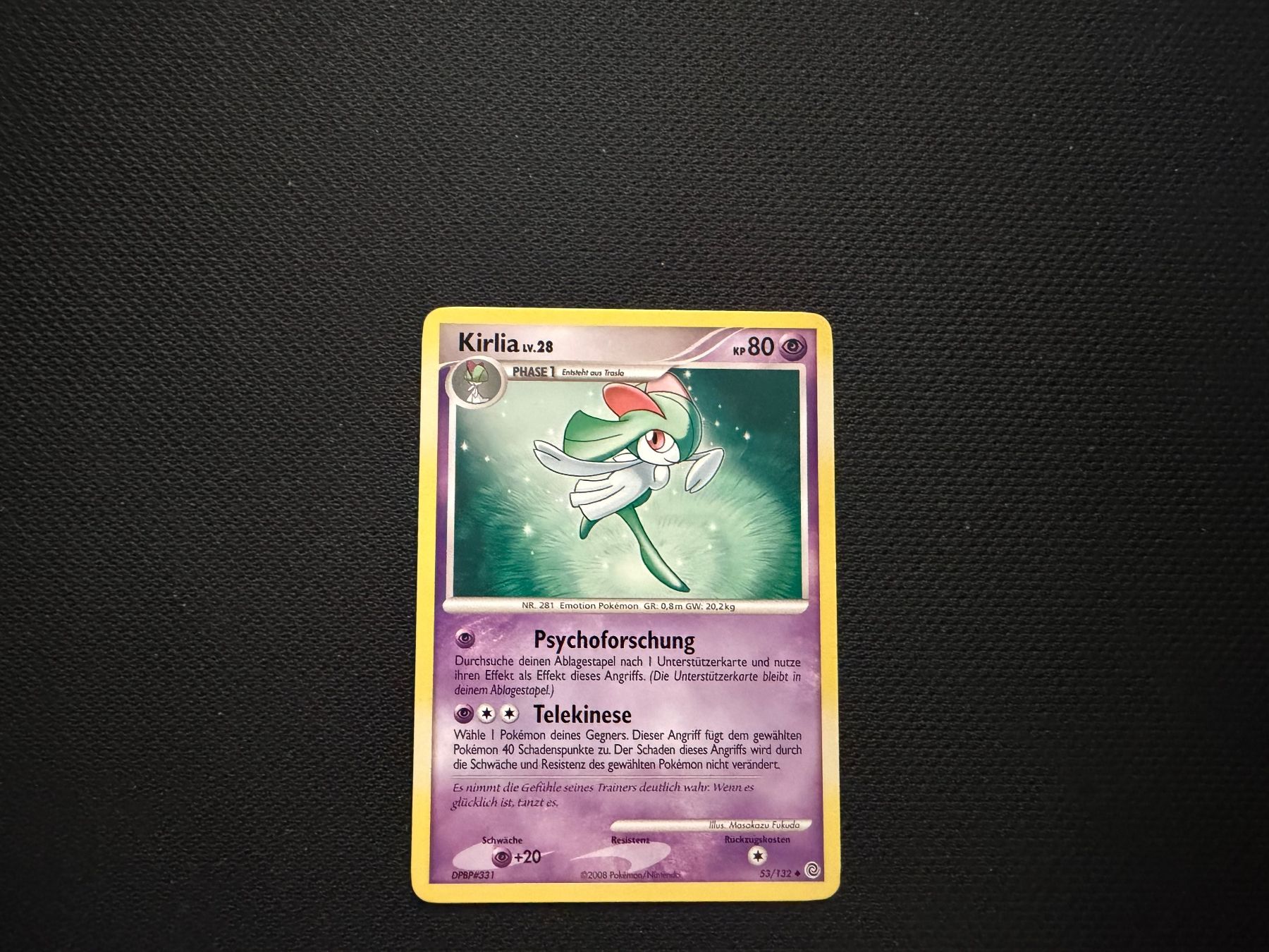 Pokémon Carte collezionabili: Kirlia 53/132 – Usato da Zürich venduto da mountainwizard00