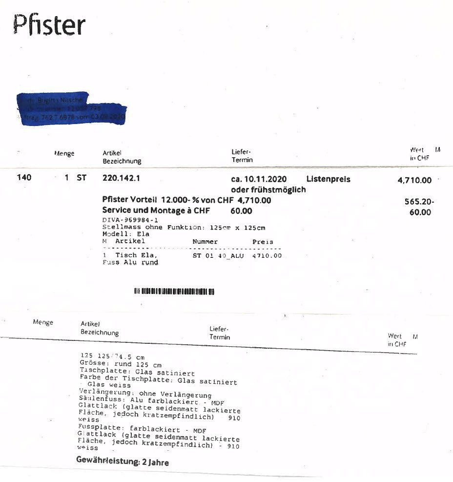 Seetal Tavoli: Esstisch – Usato da Pfäffikon ZH venduto da rst628 2