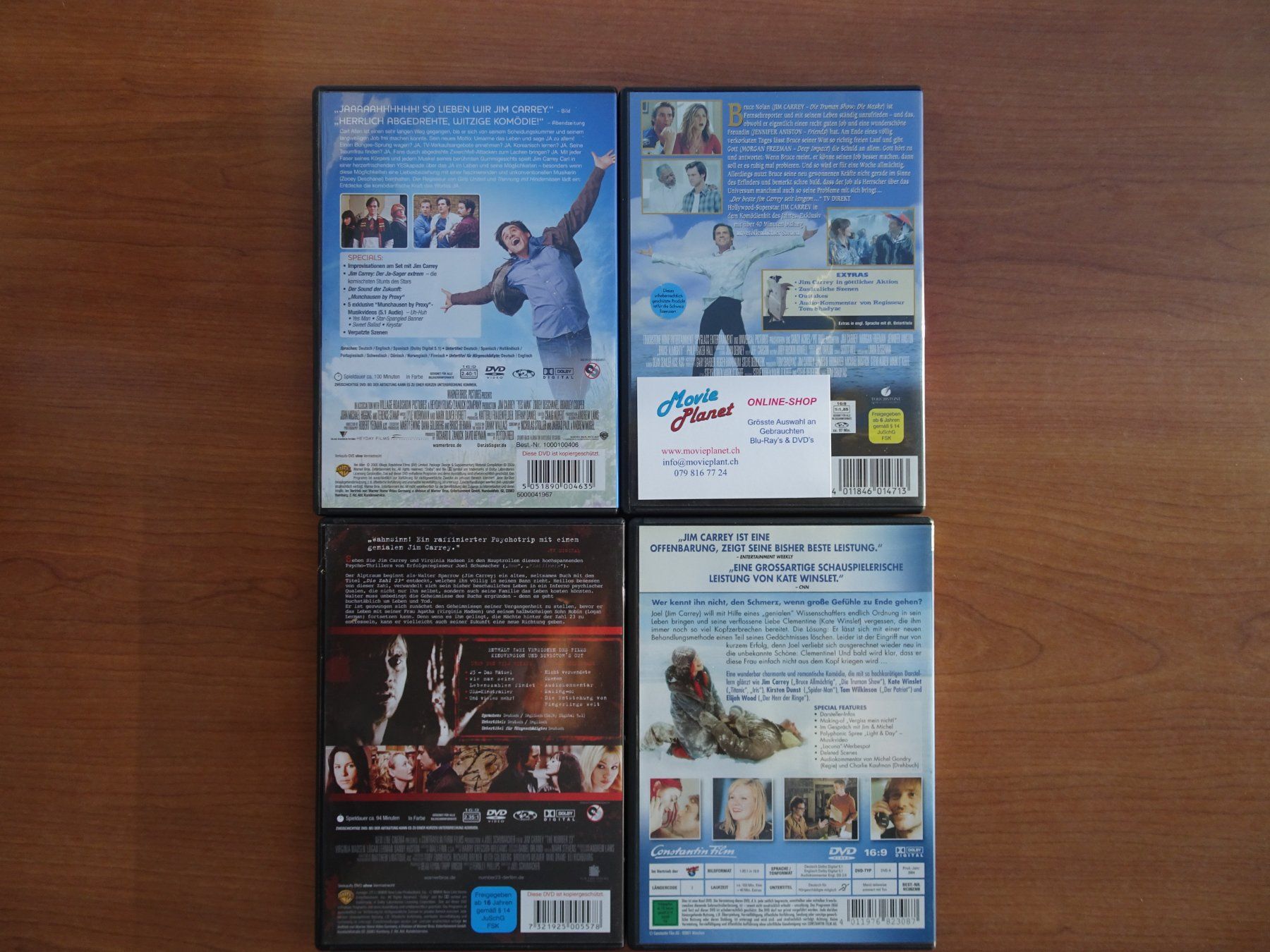 Tutti i DVDs: Jim Carrey Filme – Usato da Schenkon venduto da Movieplanet 2