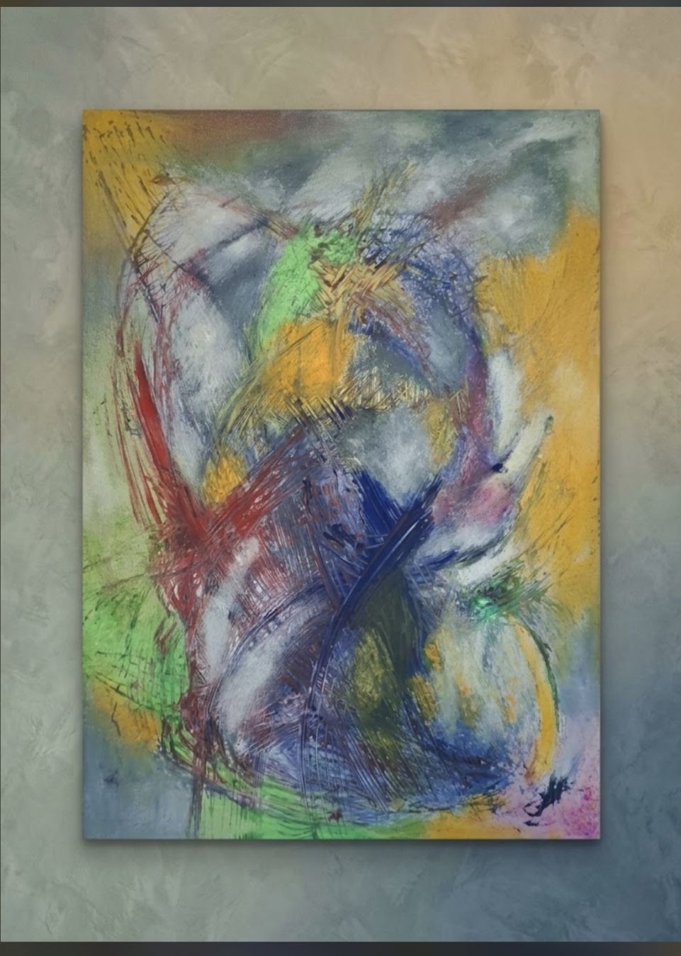 Dipinti: Gemälde " Flügelschlag" handmade 50×70 – Nuovo (secondo la descrizione) da Riehen venduto da Steinbock1970 1