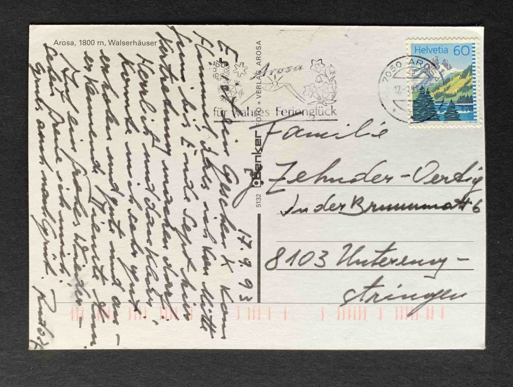 Cartes postales: AK Arosa Walserhäuser – D'occasion à Goldau par artelier1 1