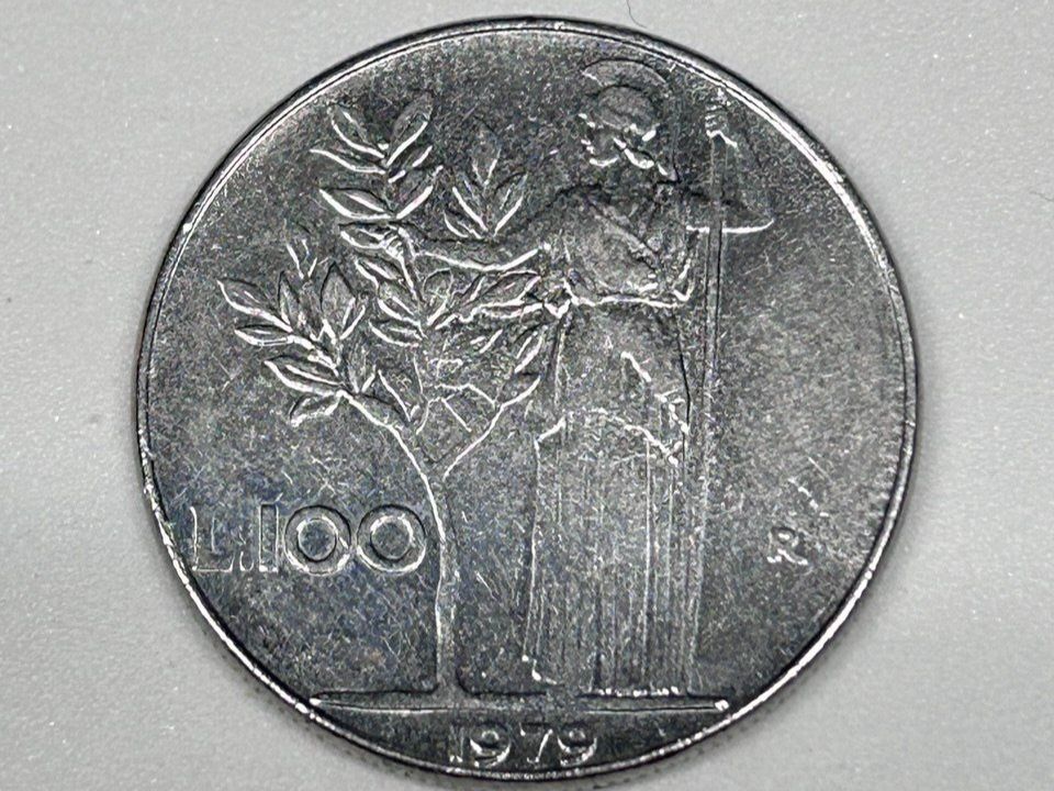 Tutti le monete: 100 Lire "Minerva 1979 – Usato da Giubiasco venduto da LorisVale