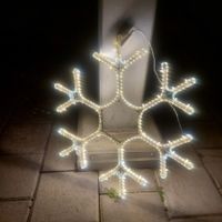 Outdoor Leuchtsilhouette Snowflake