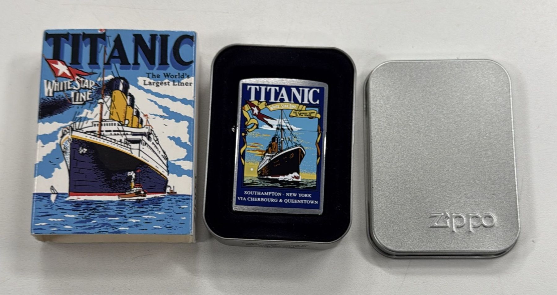 Zippo Briquets: ZIPPO FEUERZEUG TITANIC – D'occasion à Zürich par freioccasionen