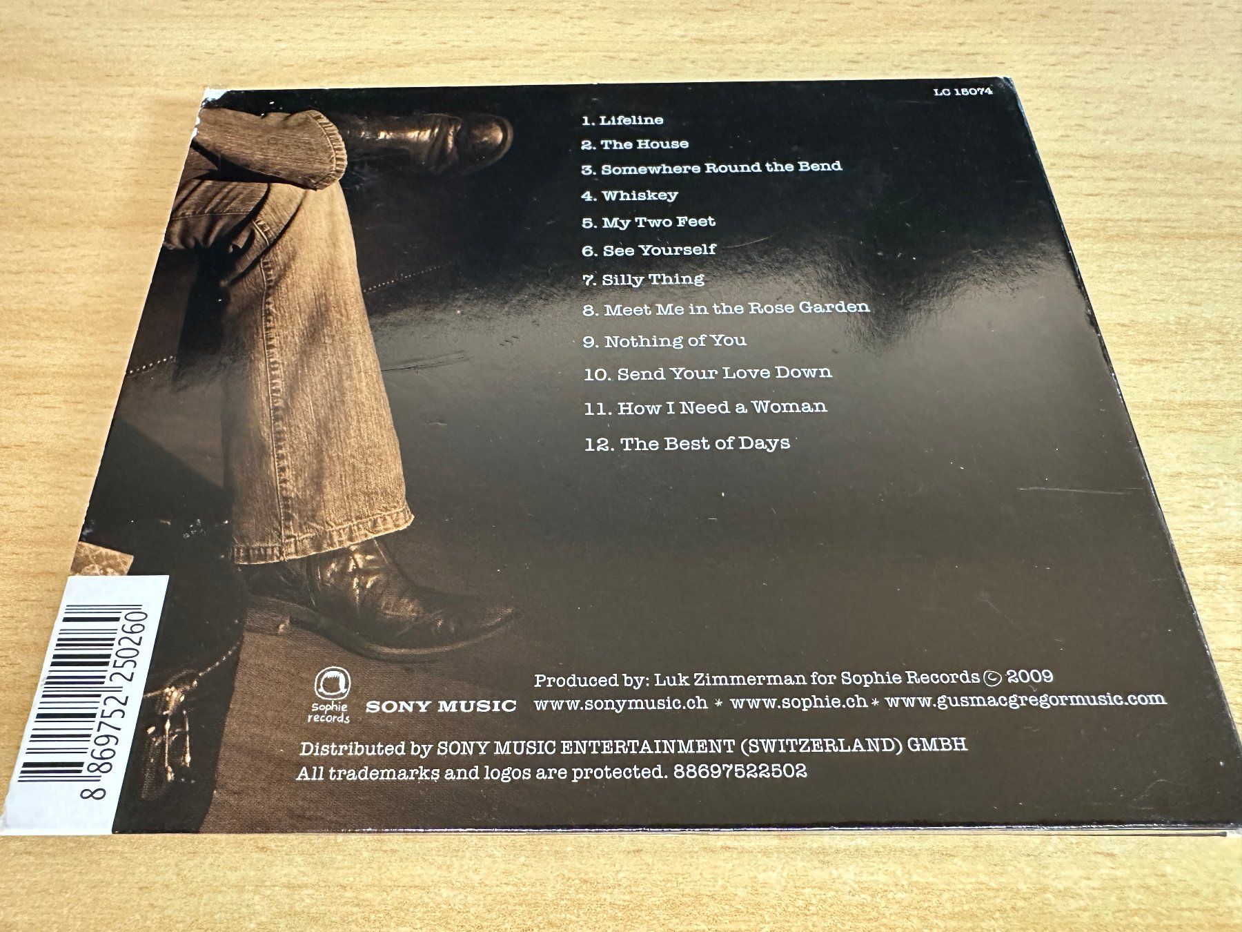 CDs: Gus MacGregor – Lifeline – Gebraucht aus Rikon im Tösstal von Alpenmutz 1