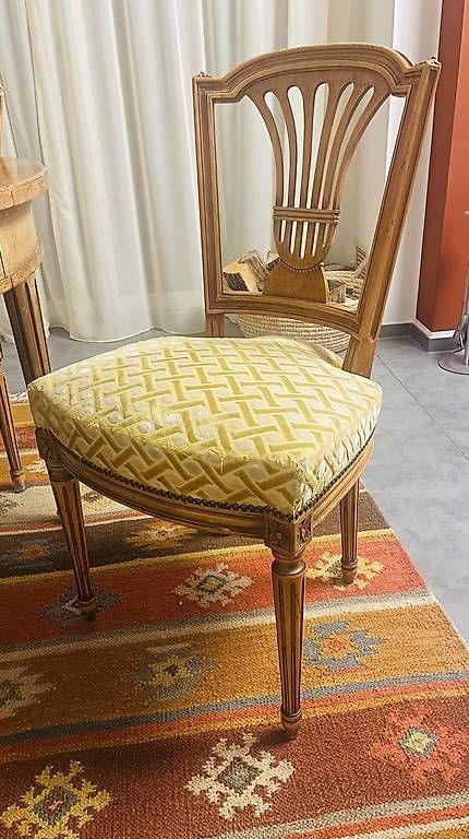 Set di tavolo e panche: Table de salle à manger massif Extensible avec 6 chaises – Usato da Bulle venduto da oko_9l6f 3