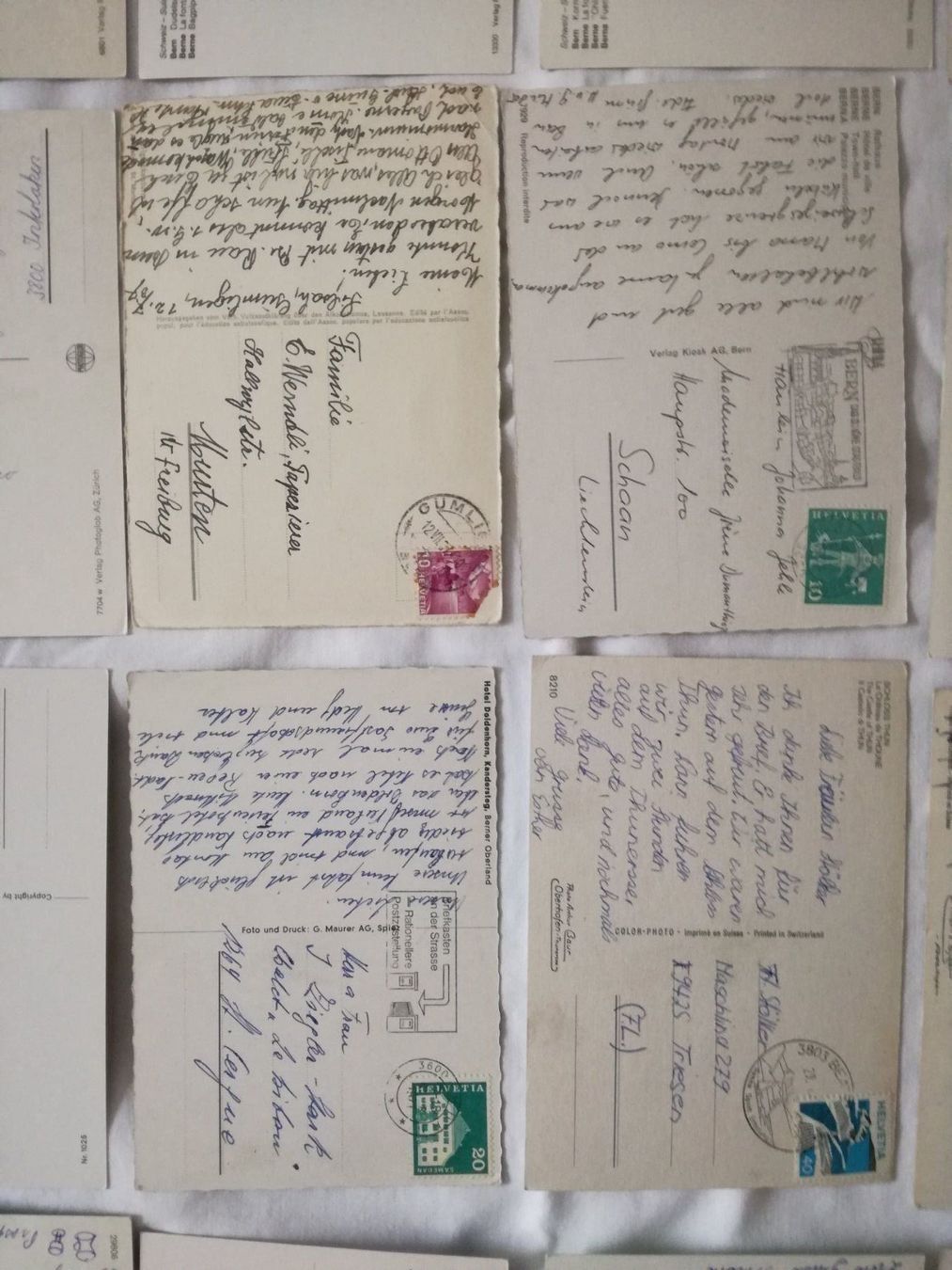 Cartoline postali: 16 AK Kanton Bern – Usato da Zürich venduto da tol_b7c7 7