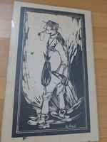 Holzschnitt Appenzeller von Karl Mätzler, nummeriert 49/305
