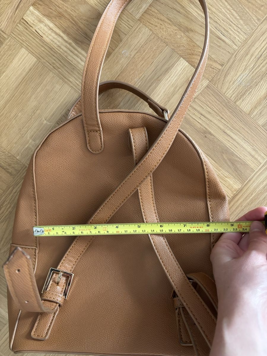 Zaini: Kleiner Rucksack in Cognacbraun – Usato da Luzern venduto da aloevira 5