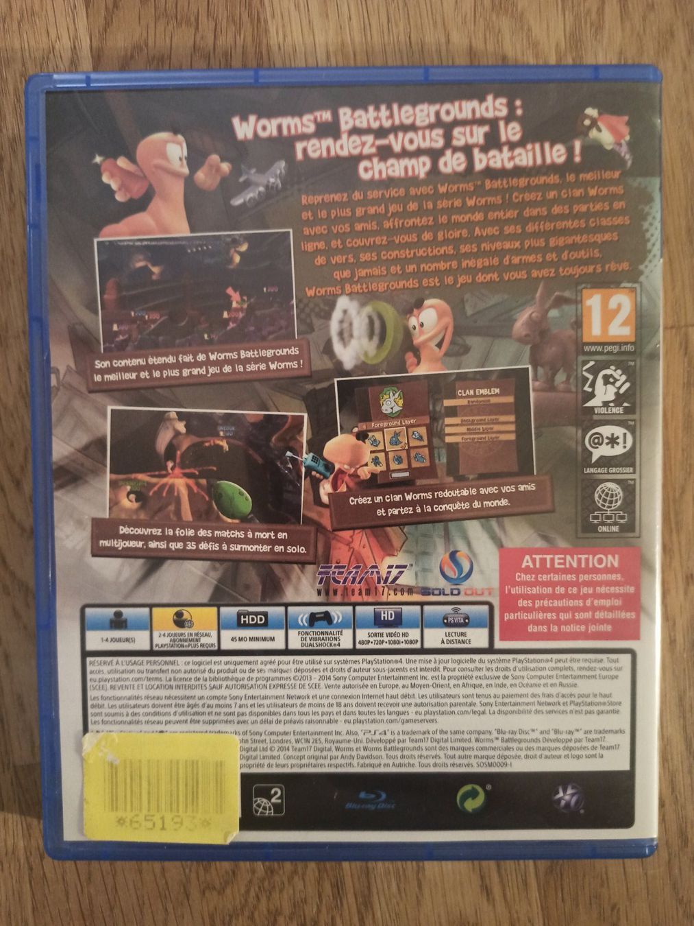 Giochi: Worms Battlegrounds PS4 / PS5 – Usato da Oberweningen venduto da mar_87mx 1