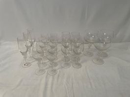 20x Sarnen Glas Trinkglas mundgeblasen Weingläser Sektglas
