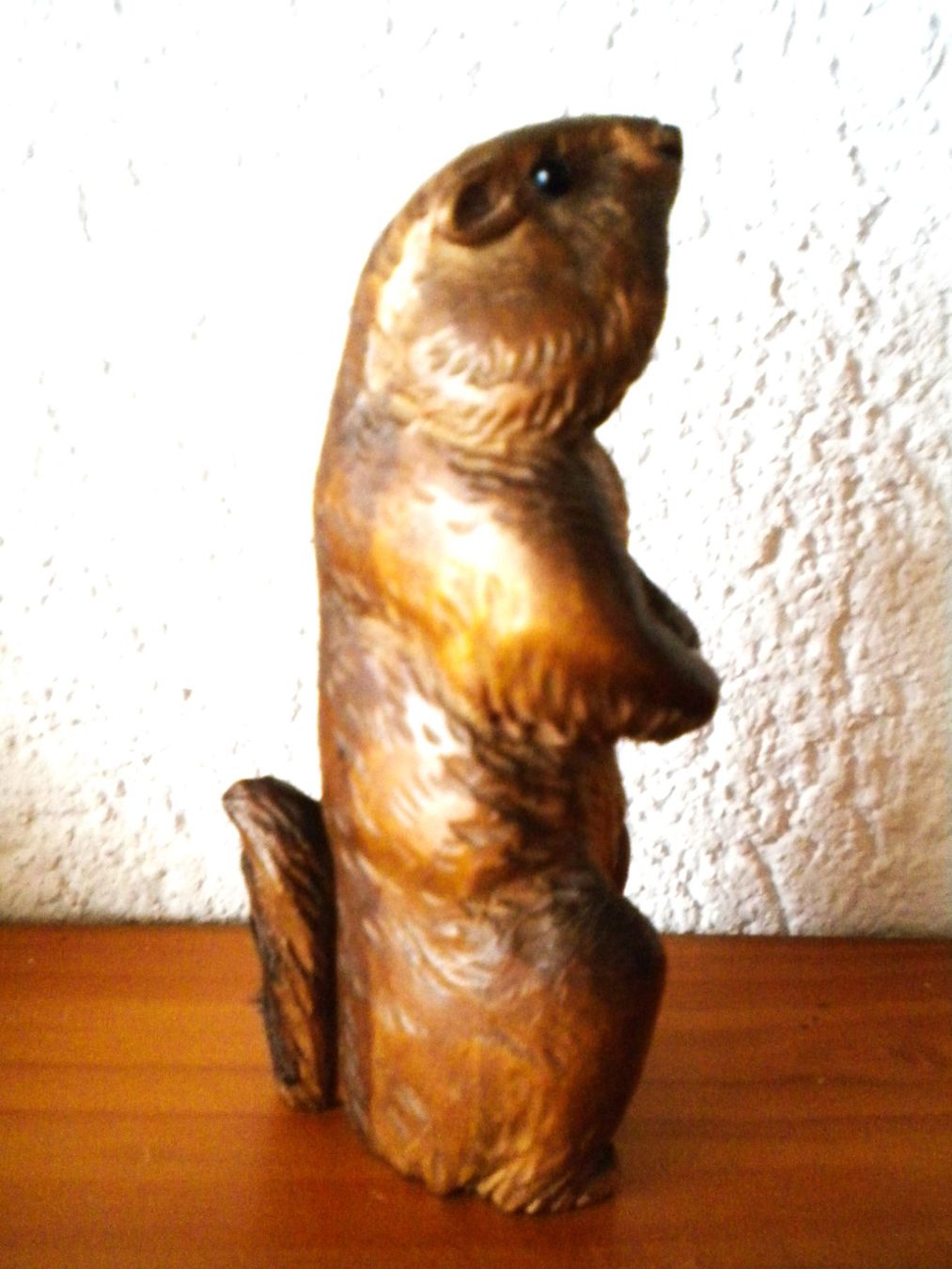 Statuette: Murmeltier Holzfigur, Handgeschnitzt, mit Glasaugen – Usato da Bad Zurzach venduto da sudussli 2