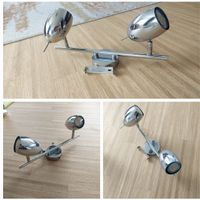 Deckenleuchte 2 Spots Chrom LED gebraucht