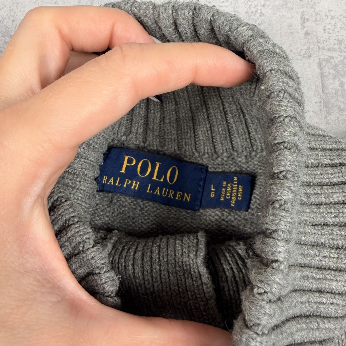 Polo Ralph Lauren Maglioni & Felpe: Pull Polo Ralph Lauren Gris - Taille L – Usato da Neuchâtel venduto da aliceguins 3