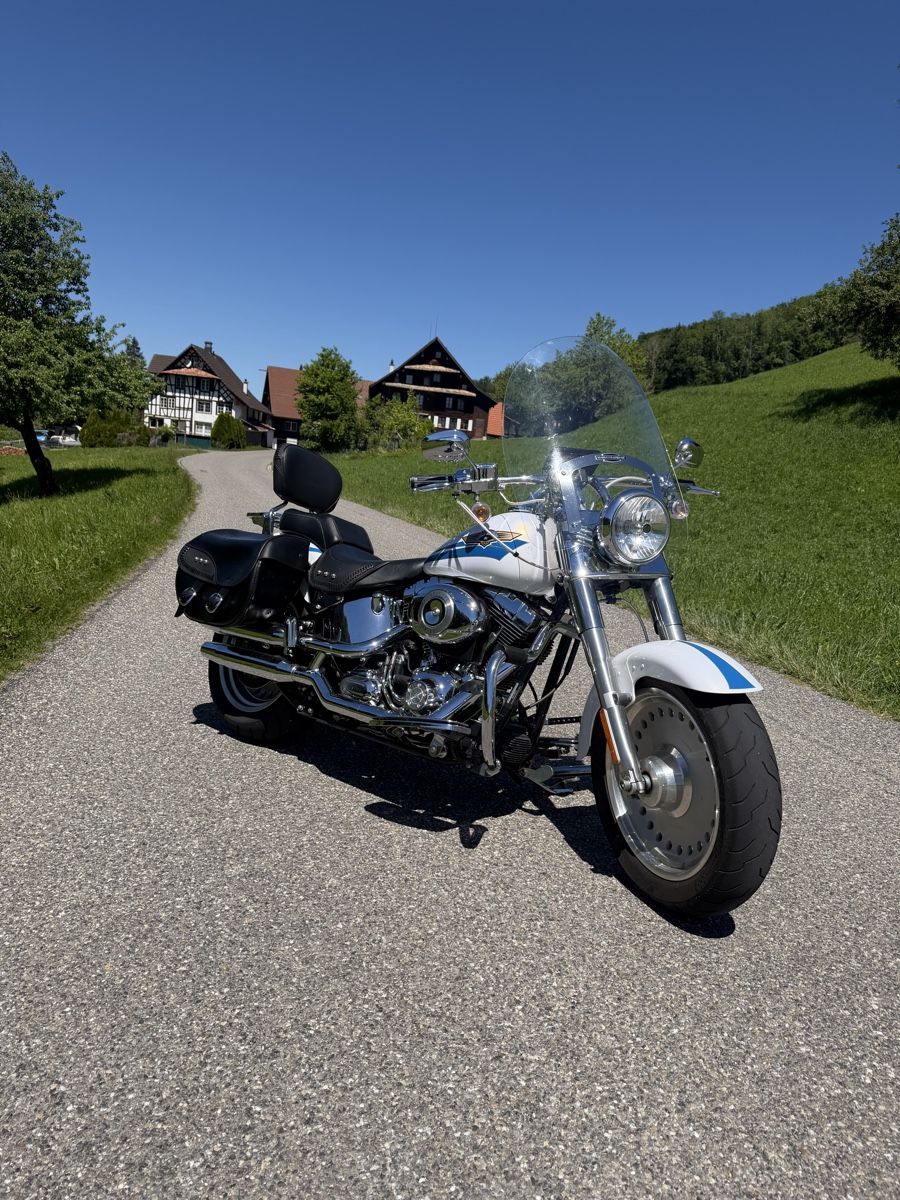 Harley-Davidson Chopper: Harley-Davidson Fat Boy FLSTF – Usato da hausen am albis venduto da rom_5zdn