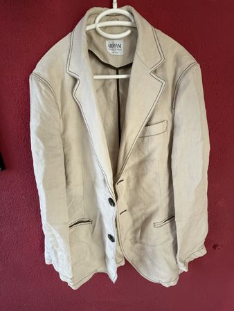 Armani Collezioni Sakko beige Grösse 50