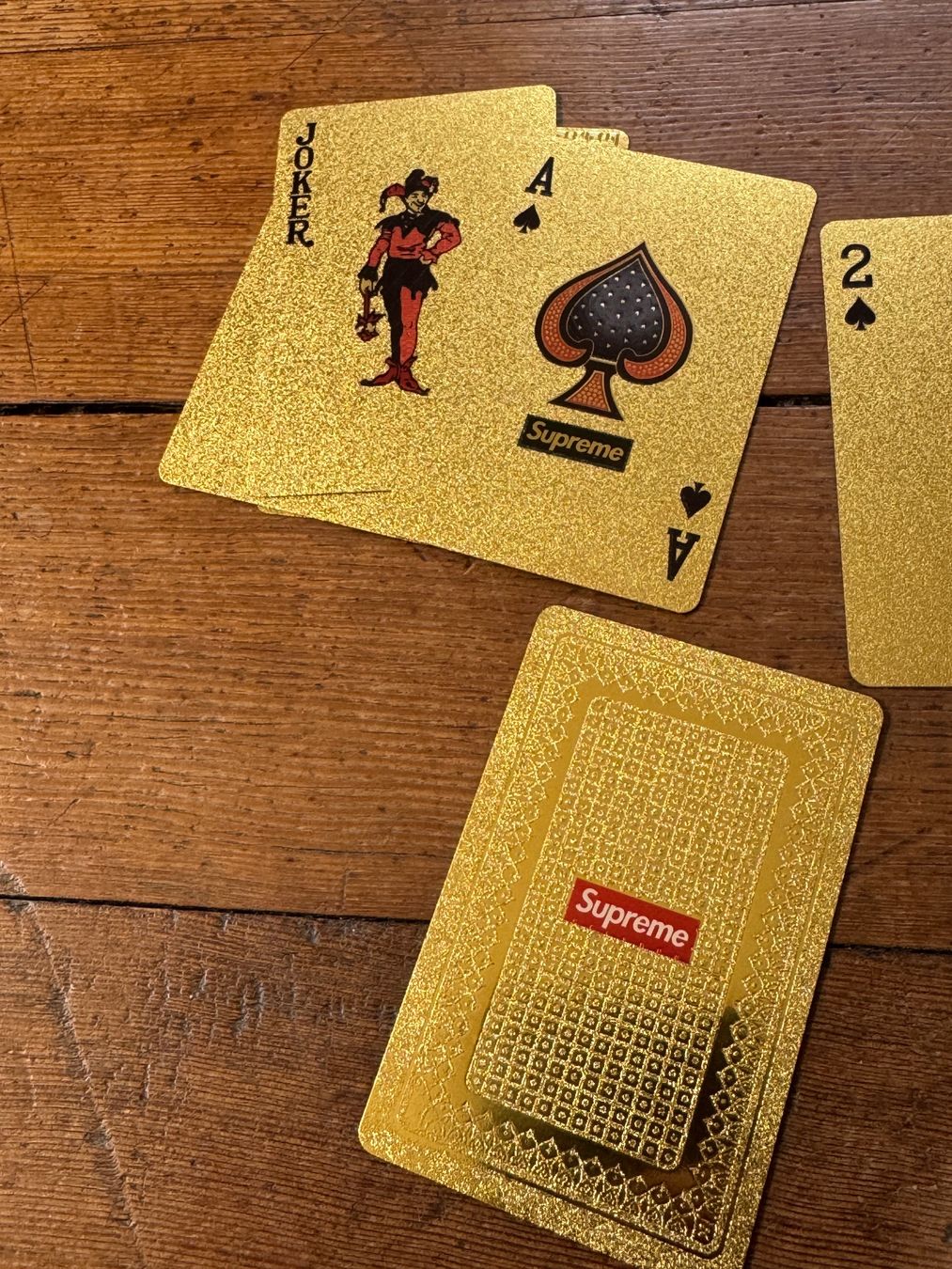 Spiele: supreme plastic poker deck cards trick magic gold – Neu und originalverpackt aus wädenswil von 112345 2