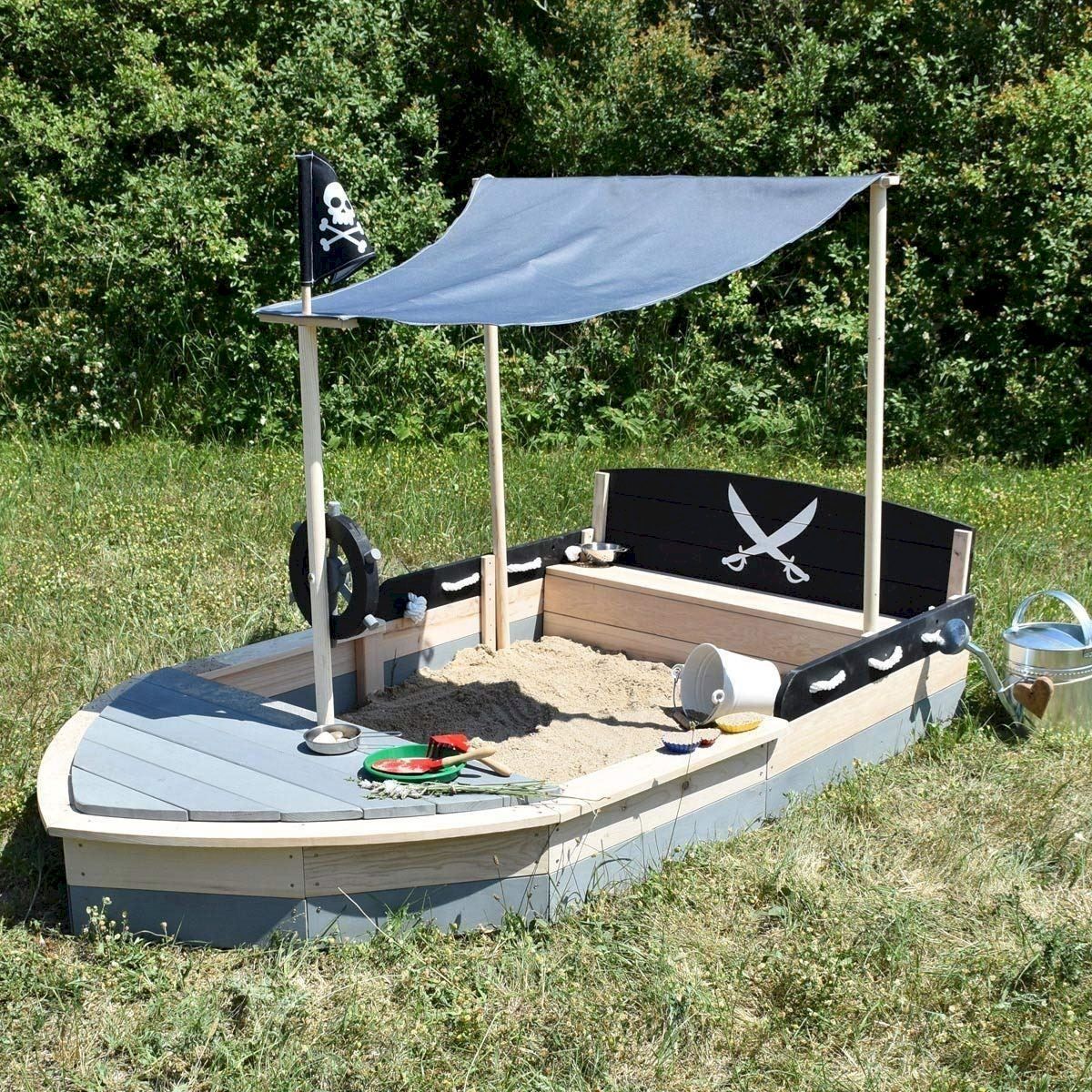 Sabbiera per bambini: Sun Sandkasten Boot Pirat – Nuovo e nell'imballaggio originale da Bottighofen venduto da zaap 1