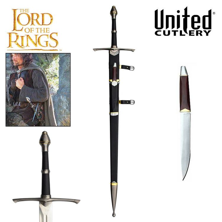 LOTR Dunedain Ranger Sword of Strider with Scabbard (Gebraucht) in ...