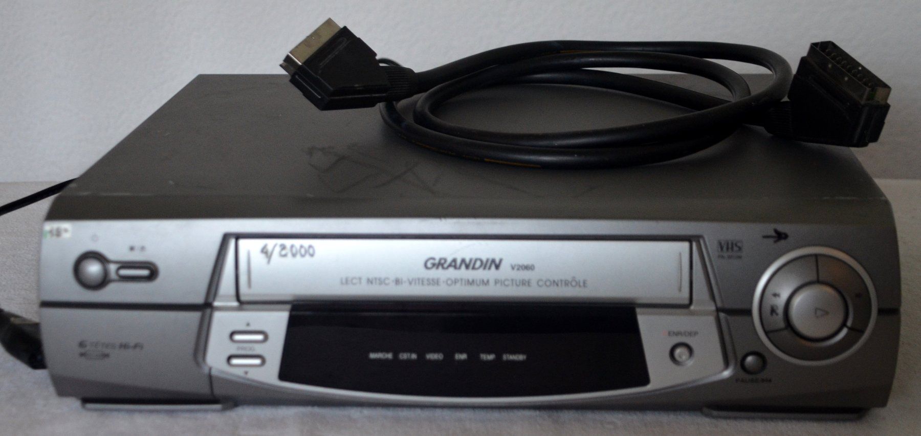 Registratori: Videorecorder / magnétoscope VHS Grandin V2060 – Usato da Collonges venduto da arashee 3