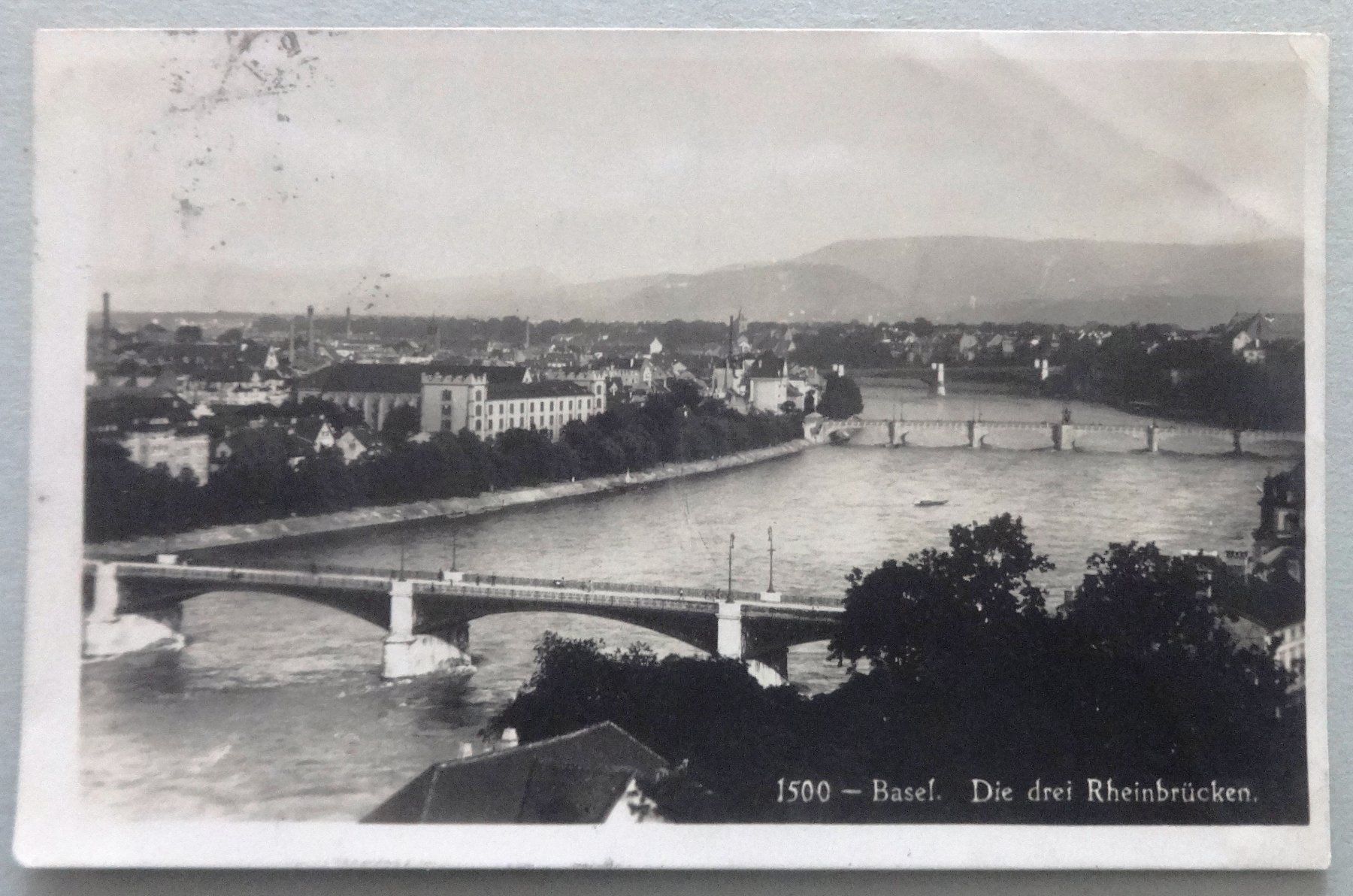 Cartes postales: Basel - Die drei Rheinbrücken – D'occasion à Fétigny par Billy2miny