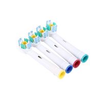 4 x Ersatz 3D WHITE Bürstenköpfe für die