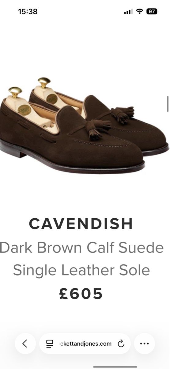 Crockett & Jones Herrenschuhe: Crockett & Jones 43.5, Cavendish, 700 CHF – Gebraucht aus Genève von Gilles.01 3