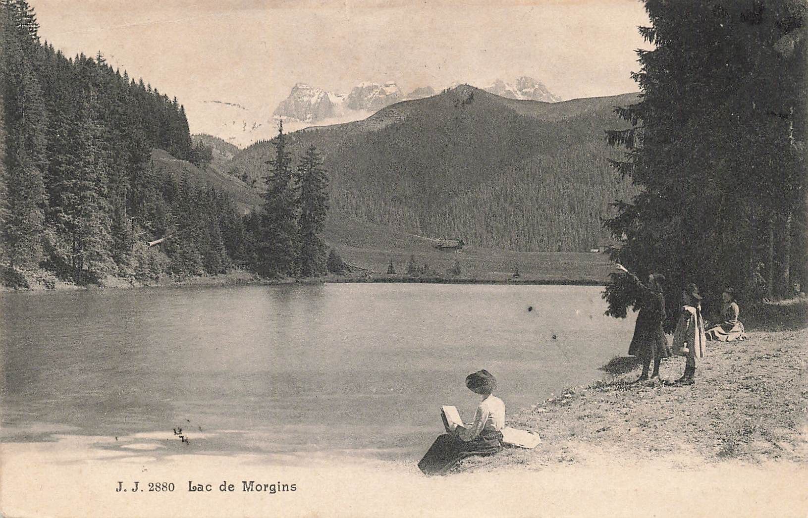 Cartoline postali: Lac de Morgins – Usato da Biasca venduto da Blenio71