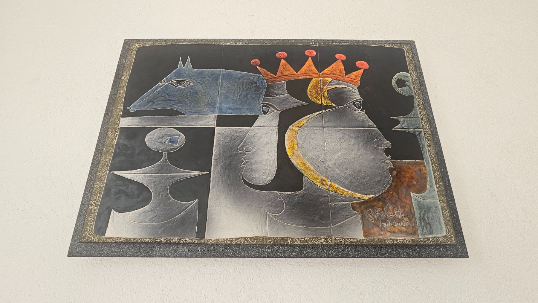 Dipinti: Panneau mural en céramique - Gilbert Valentin - Vallauris – Usato da Etoy venduto da angi020 5