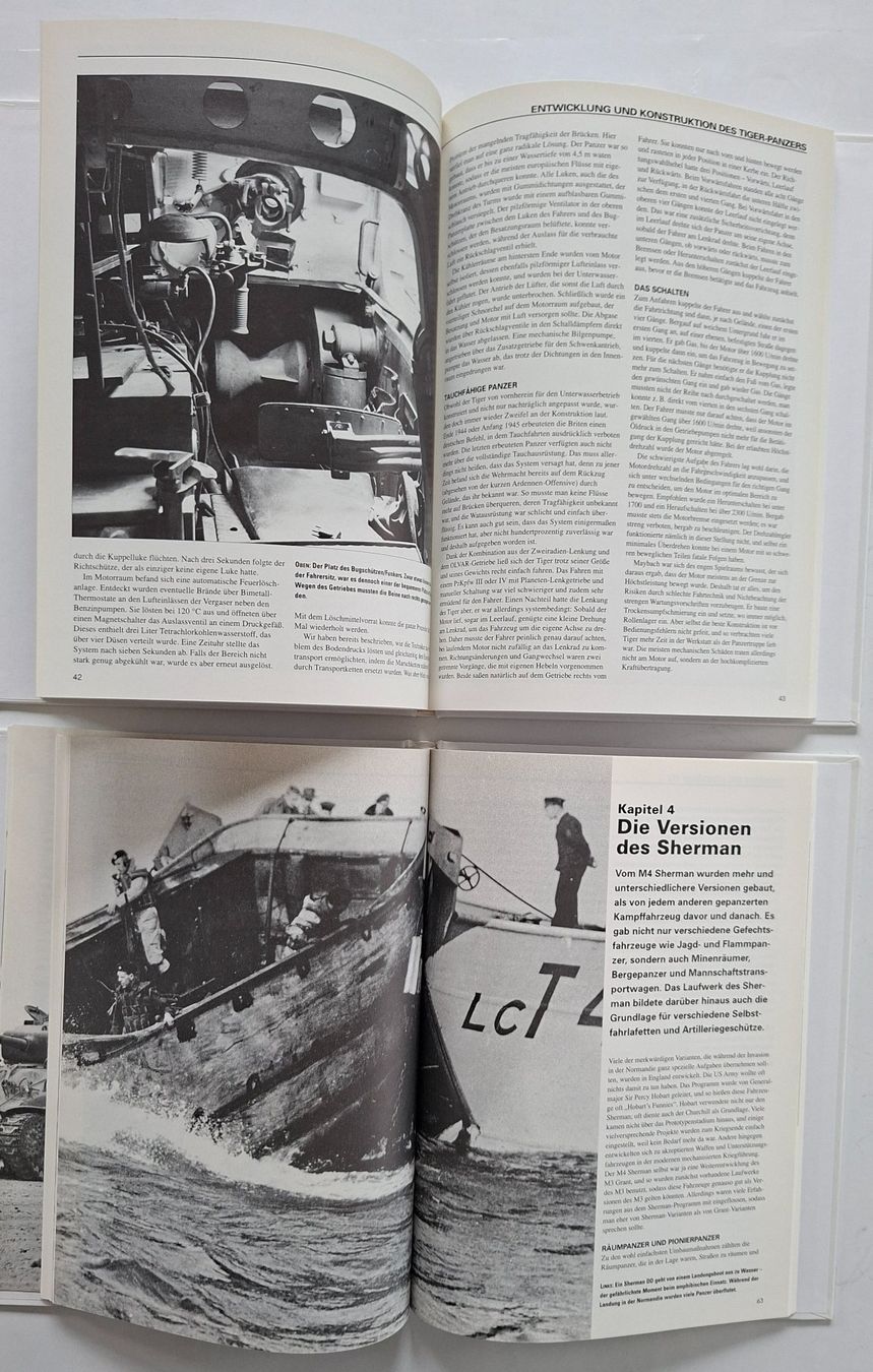 Libri: Sherman & Tiger Panzer Bücher – Usato da Opfikon venduto da Diversamente 4