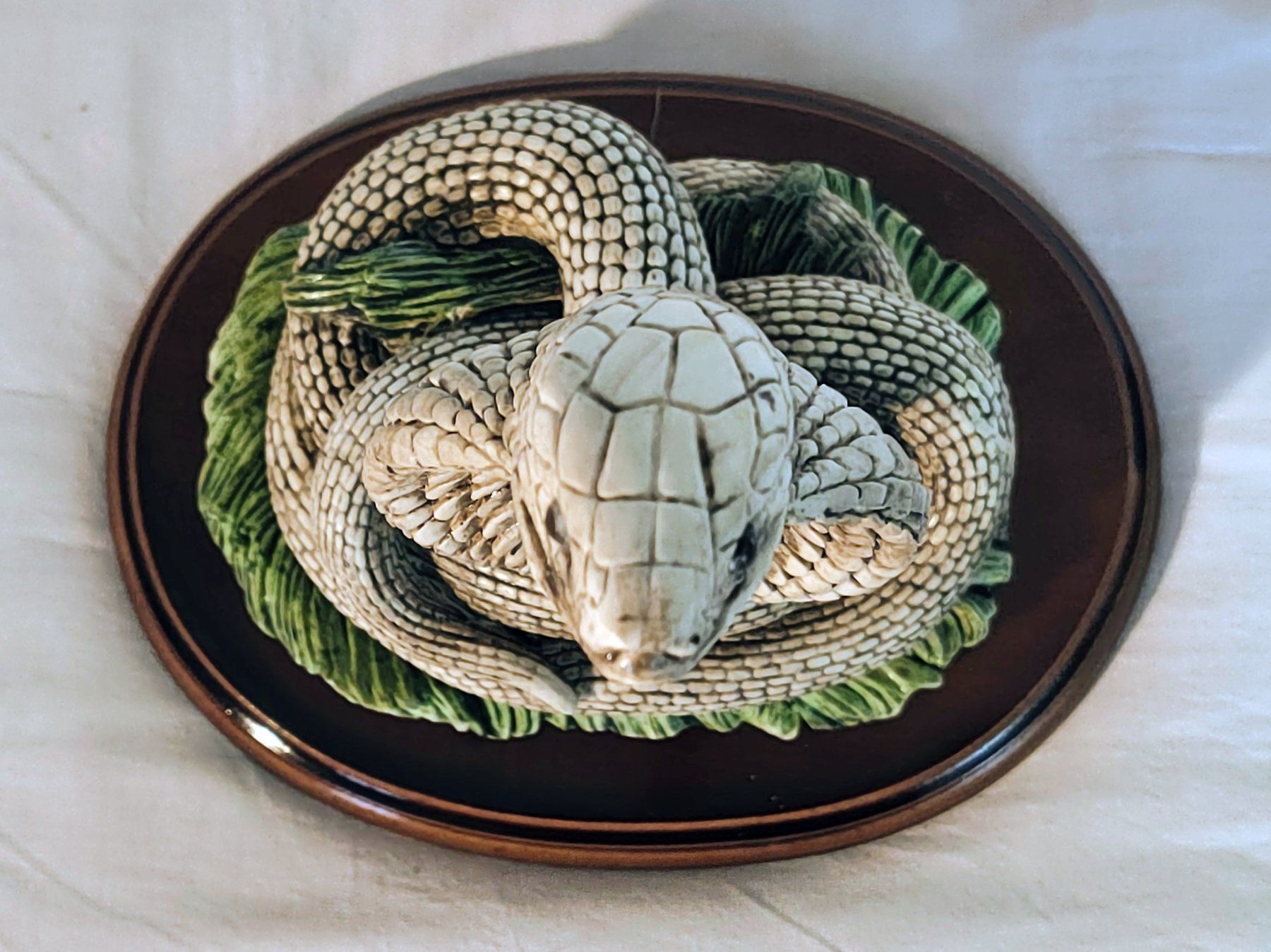 Statuette: Tierfigur Deko Lebensecht Schlange Cobra – Usato da Rüti ZH venduto da Prostias 6