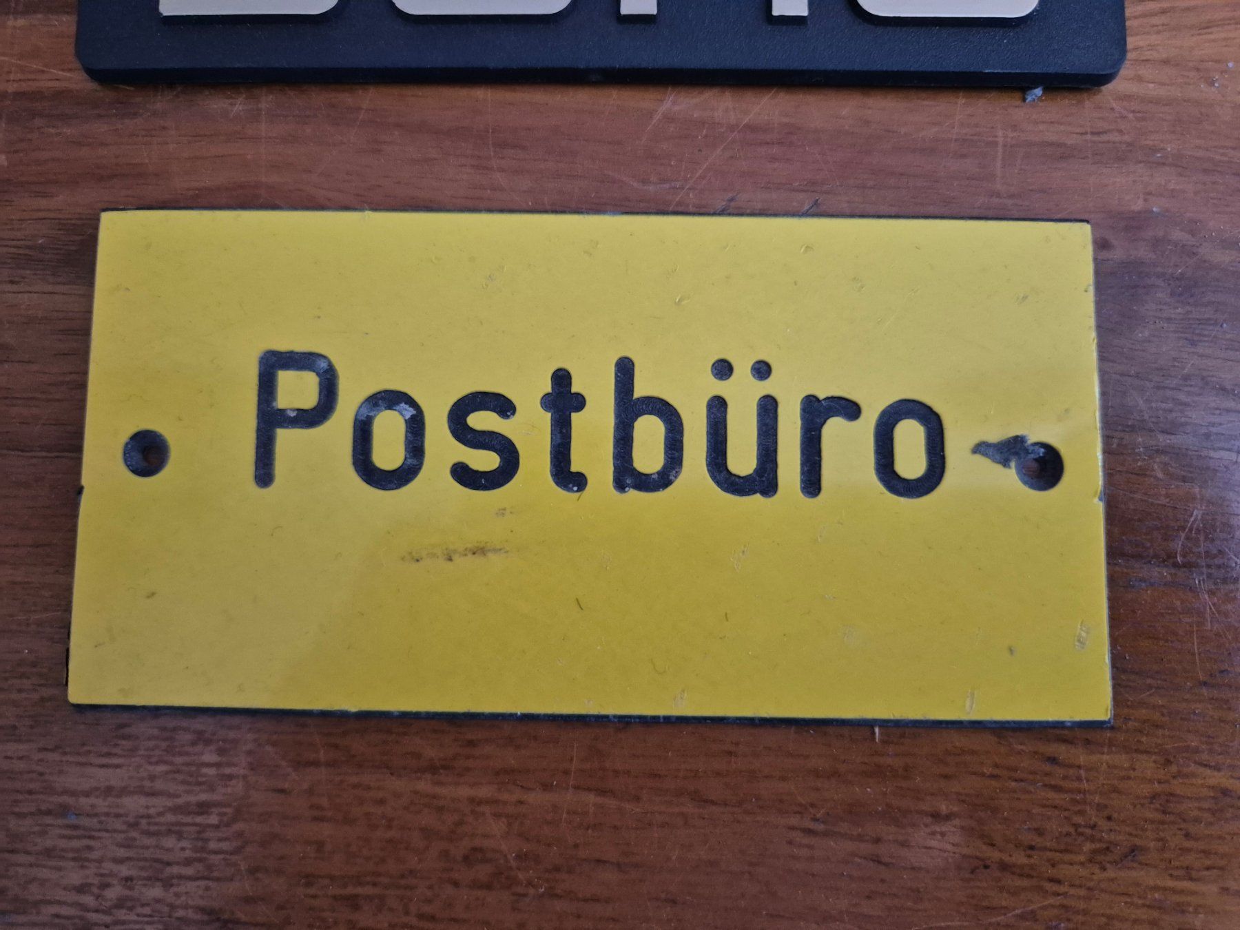 Insegne: Postbüro & Büro Schild Retro Post Geschäft Logo – Usato da Neuhausen venduto da rraayy 2