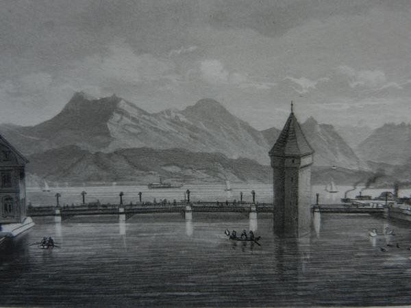 Stiche: Luzern Wasserturm des Balances – Gebraucht aus Risch von Rischli15 5
