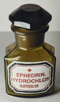 Apothekerflasche EPHEDRIN Um 1920 9cm