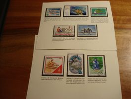 Lot Briefmarken Thema Rudersport
