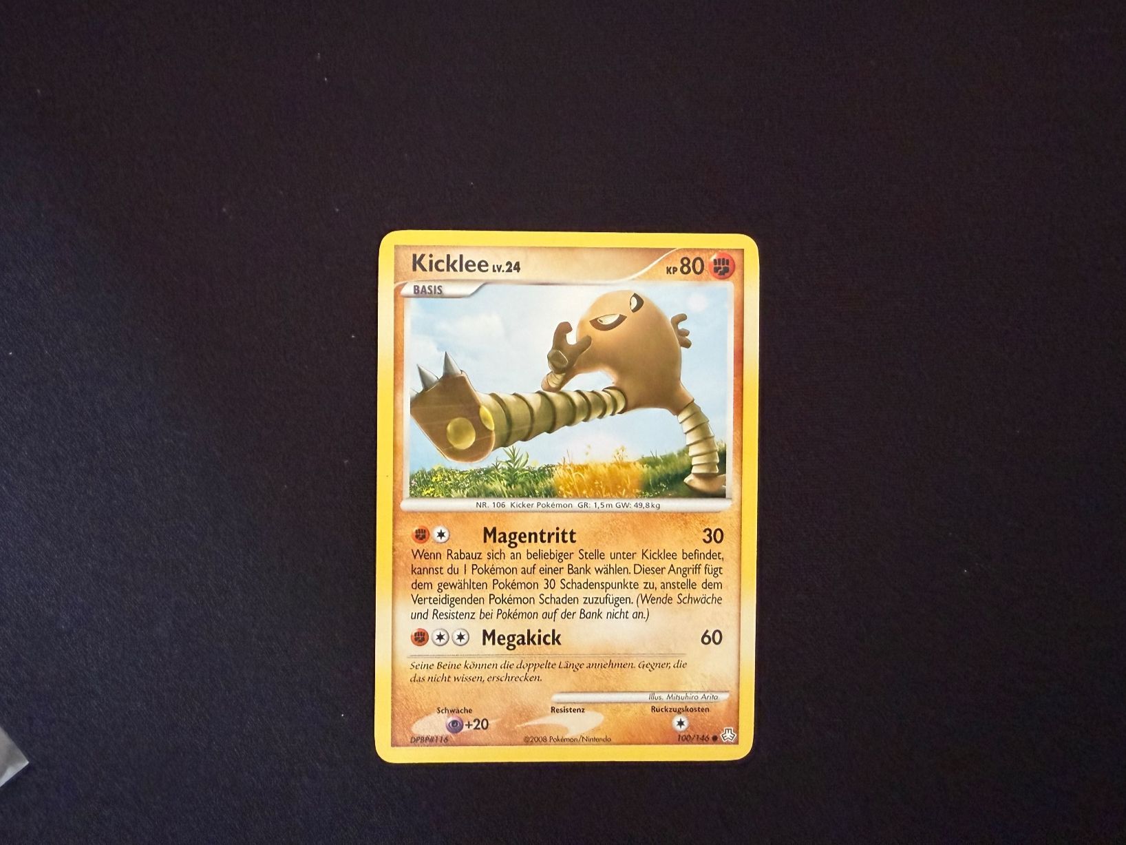 Pokémon Carte collezionabili: Kicklee / 100/146 / Erwachte Legenden / 2008 – Usato da Zürich venduto da mountainwizard00