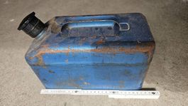 Vintage Kraftstoff/ Benzin Metall Kanister 5 Liter
