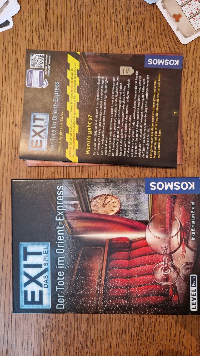 Kosmos Spiele: Exit - Der Tote im Orient Express – Neu (gemäss Beschreibung) aus Ittigen von Heide90 1