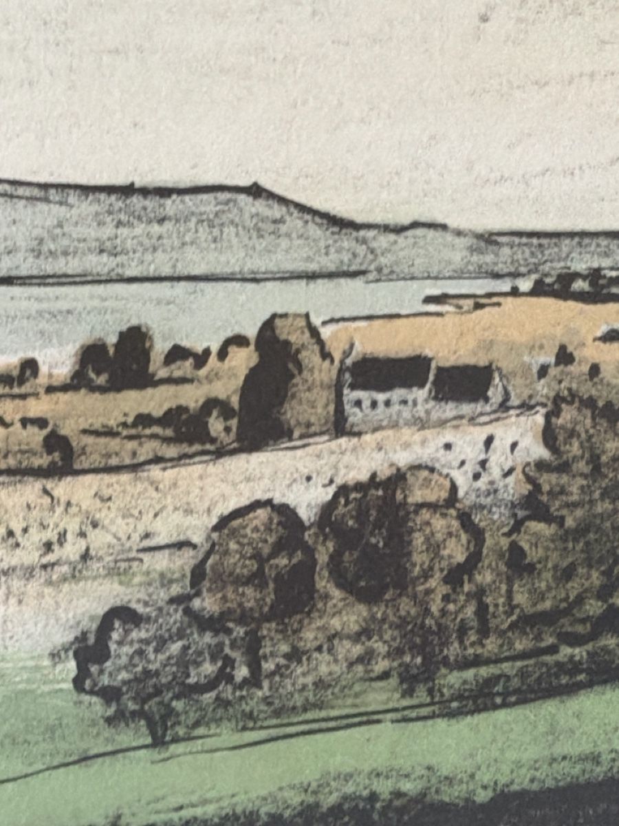 Arts picturaux & lithographies: Victor Surbek, Farblithohrafie, signiert. – D'occasion à Biberist par Momo33 1