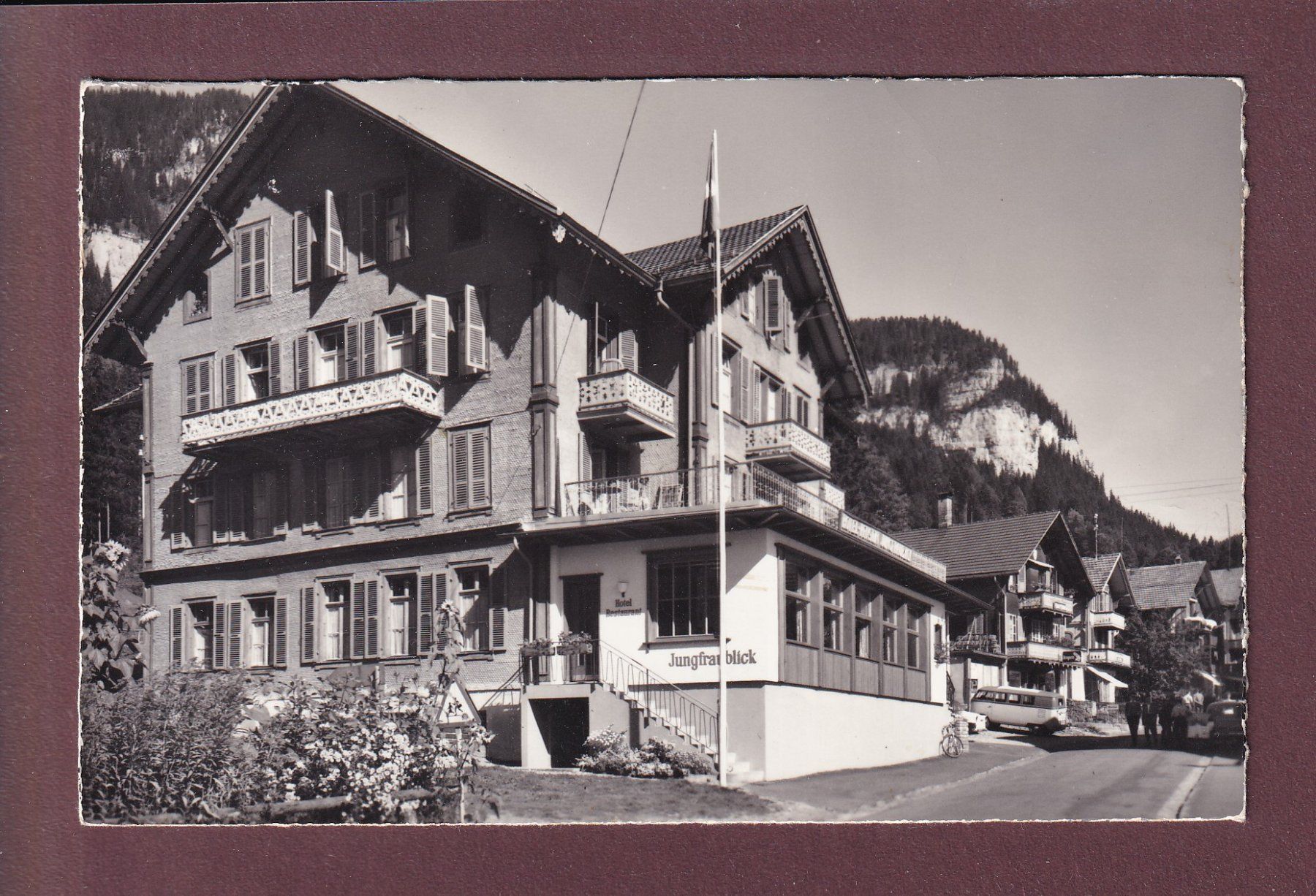 Ansichtskarten: BEATENBERG - Hotel Jungfraublick – Gebraucht aus Pully von nicecards